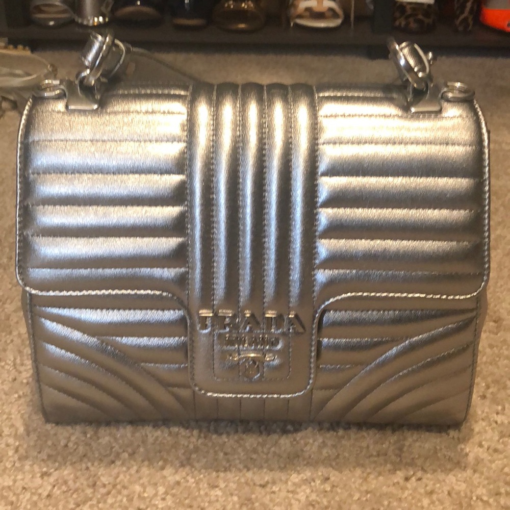 SOLD! Prada nappa imputure handbag